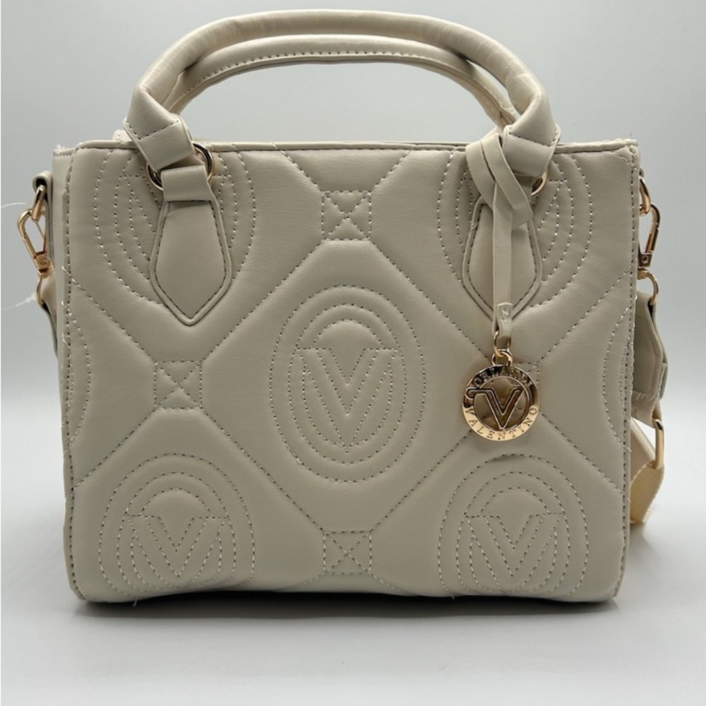 ****SOLD**** Valentino Orlandi Quilted Tote Bag “Bone”